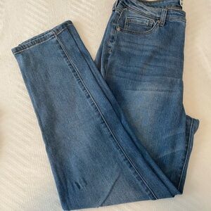 Abound Blue Straight Leg Jeans Medium Wash